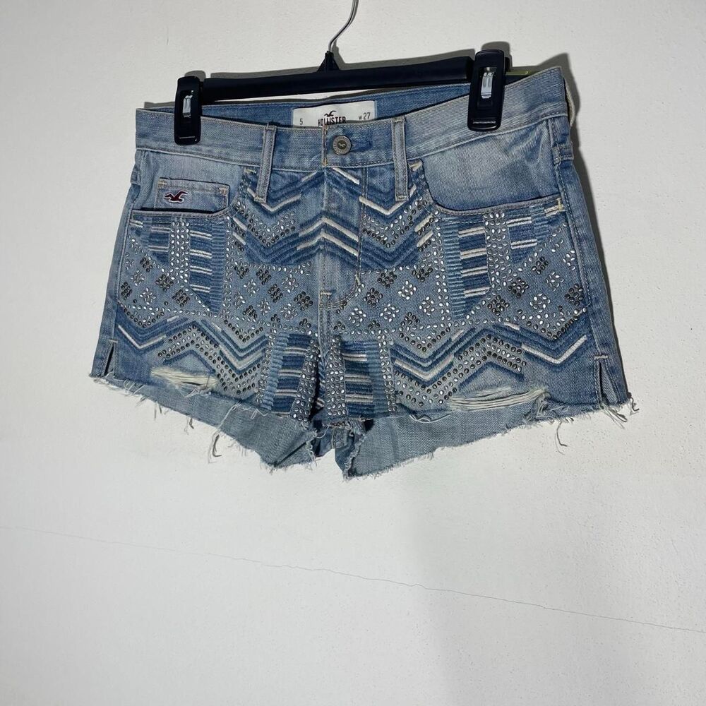 Hollister-co Women's Blue Shorts